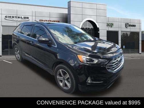 Agate Black Metallic 2021 Ford Edge SEL