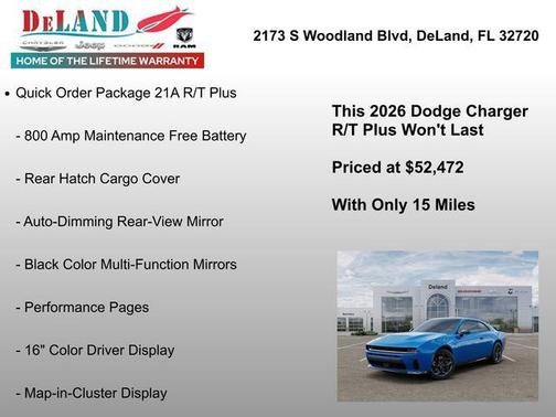 Bludicrous 2026 Dodge Charger R/T