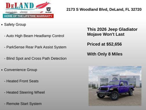 Reign 2026 Jeep Gladiator Mojave 4x4