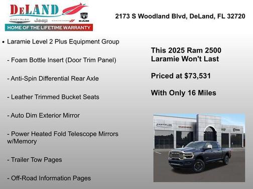 2025 RAM 2500 Laramie Crew Cab 4x4 6'4' Box