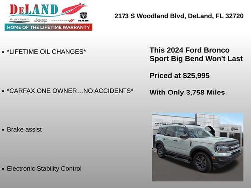2024 Ford Bronco Sport Big Bend