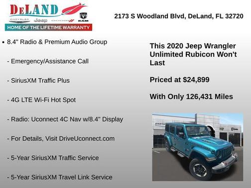 Bikini Pearlcoat 2020 Jeep Wrangler Unlimited Rubicon