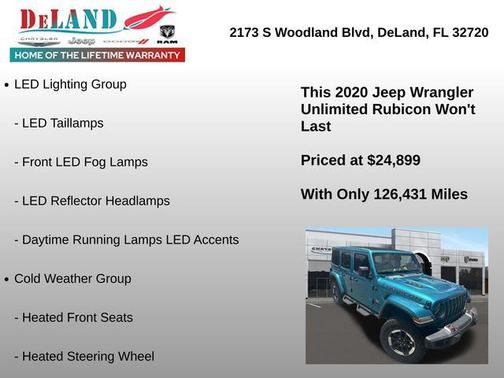 Bikini Pearlcoat 2020 Jeep Wrangler Unlimited Rubicon