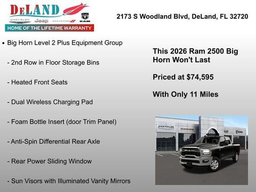 2026 RAM 2500 Big Horn