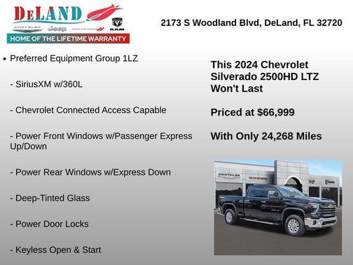 Black 2024 Chevrolet Silverado 2500 LTZ