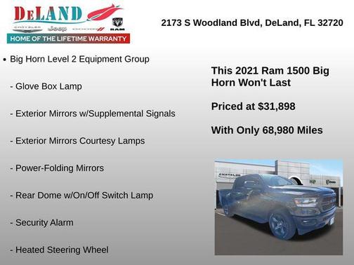 2021 RAM 1500 Big Horn/Lone Star