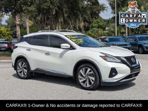 Pearl White Tricoat 2019 Nissan Murano SL