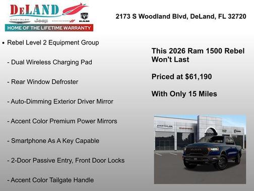 2026 RAM 1500 Rebel