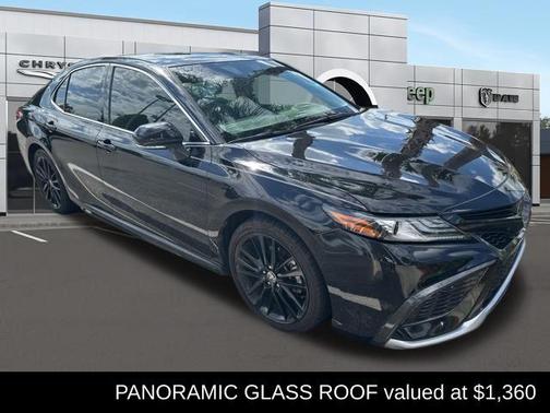 Midnight Black Metallic 2022 Toyota Camry XSE
