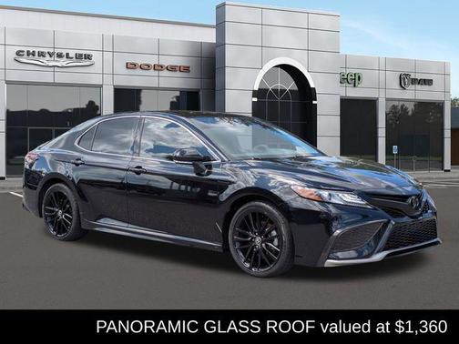 Midnight Black Metallic 2022 Toyota Camry XSE