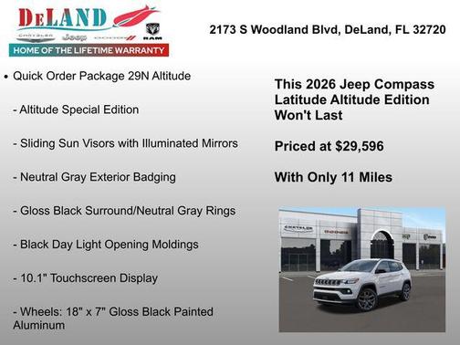 2026 Jeep Compass Latitude