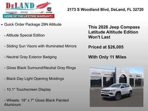 2026 Jeep Compass Latitude