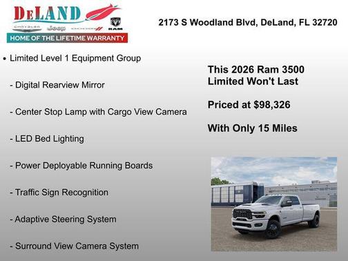 2026 RAM 3500 Limited Crew Cab 4x4 8' Box