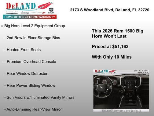 2026 RAM 1500 Big Horn/Lone Star