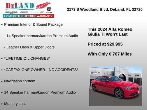2024 Alfa Romeo Giulia Ti
