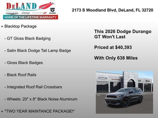 2026 Dodge Durango GT