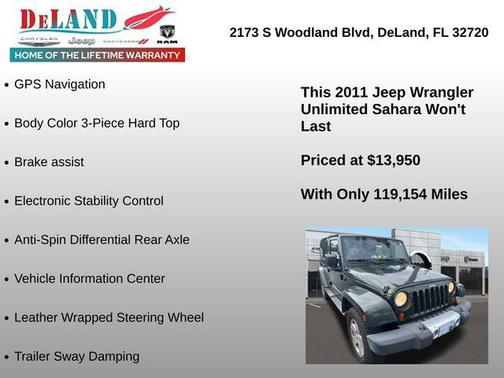 2011 Jeep Wrangler Unlimited Sahara