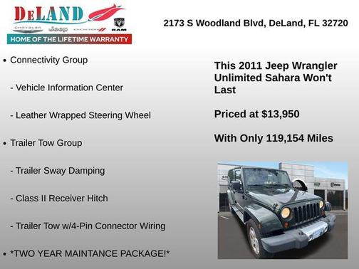 2011 Jeep Wrangler Unlimited Sahara