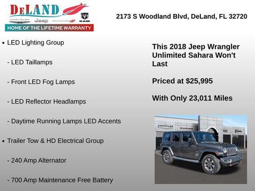 2018 Jeep Wrangler Unlimited Sahara