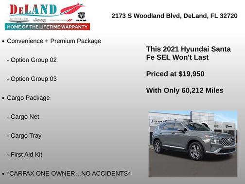 2021 Hyundai SANTA FE SEL 2.4