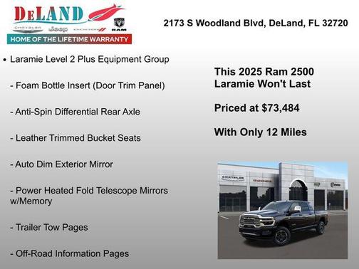 2025 RAM 2500 Laramie Crew Cab 4x4 6'4' Box