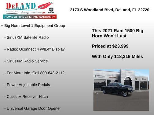 2021 RAM 1500 Big Horn/Lone Star