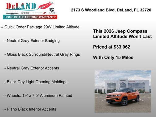 Joose 2026 Jeep Compass Limited