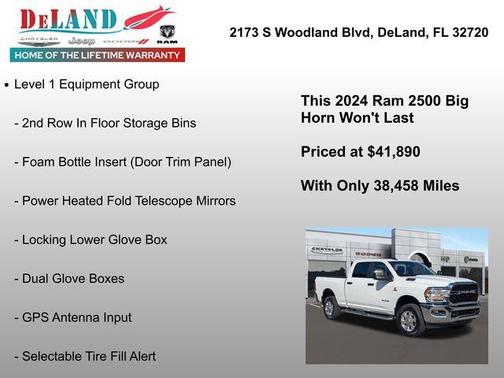 2024 RAM 2500 Big Horn Crew Cab 4x4 6'4' Box