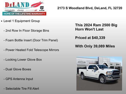 2024 RAM 2500 Big Horn Crew Cab 4x4 6'4' Box