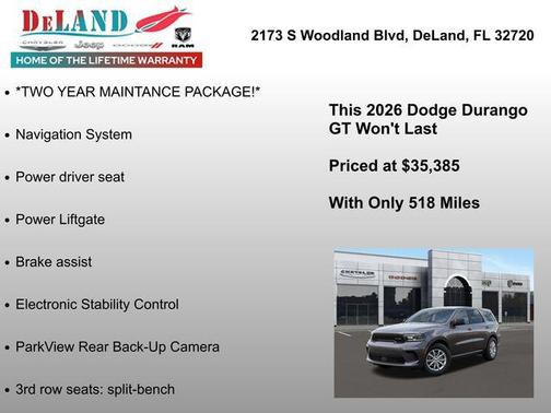 2026 Dodge Durango GT