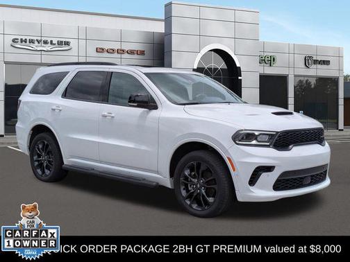 White Knuckle Clearcoat 2024 Dodge Durango GT Premium AWD
