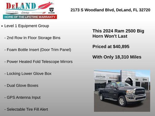 2024 RAM 2500 Big Horn Crew Cab 4x4 6'4' Box