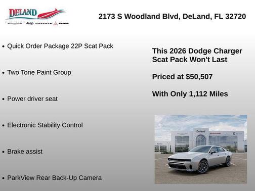 Triple Nickel 2026 Dodge Charger Scat Pack