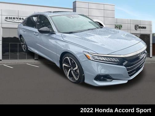 Sonic Gray Pearl 2022 Honda Accord Sport 2.0T