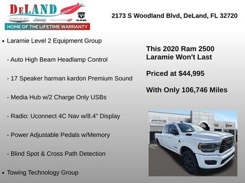 2020 RAM 2500 Laramie Crew Cab 4X4 6'4' Box