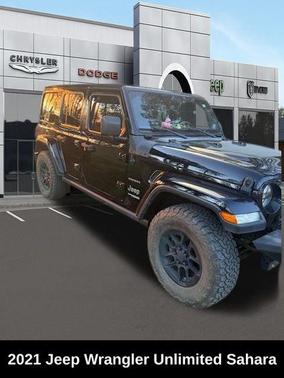Black Clearcoat 2021 Jeep Wrangler Unlimited Sahara