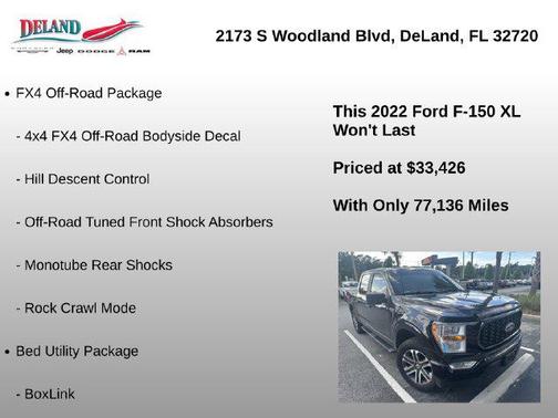 Agate Black Metallic 2022 Ford F-150 XL