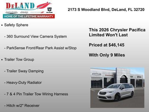 2026 Chrysler Pacifica Limited