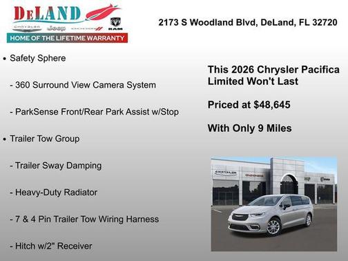 2026 Chrysler Pacifica Limited