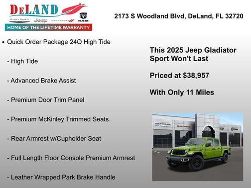 2025 Jeep Gladiator Sport