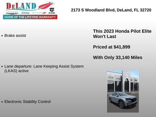 2023 Honda Pilot AWD Elite