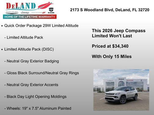 2026 Jeep Compass Limited