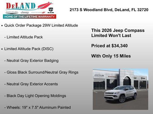 2026 Jeep Compass Limited
