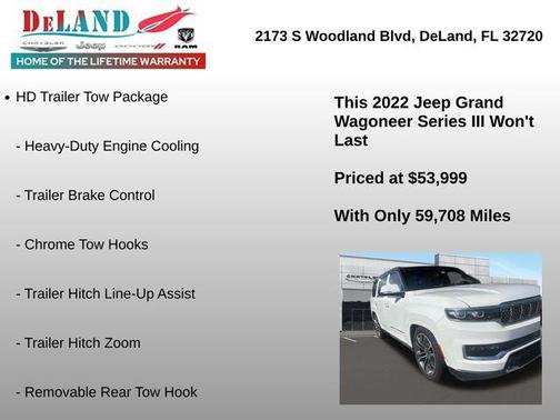 Diamond Black Crystal Pearlcoat 2022 Jeep Grand Wagoneer Series III 4x4
