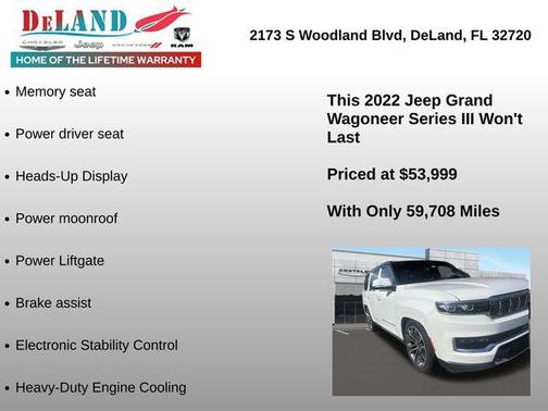 Diamond Black Crystal Pearlcoat 2022 Jeep Grand Wagoneer Series III 4x4