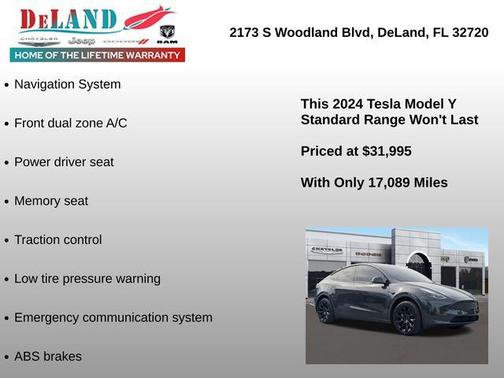 2024 Tesla Model Y Standard Range