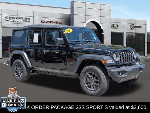 Black Clearcoat 2025 Jeep Wrangler Sport S