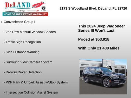 Diamond Black Crystal Pearlcoat 2024 Jeep Wagoneer Series III 4x4