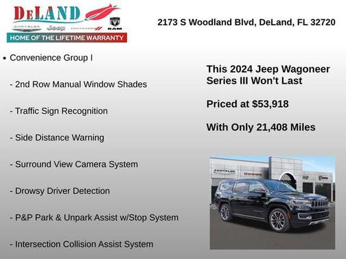 Diamond Black Crystal Pearlcoat 2024 Jeep Wagoneer Series III 4x4