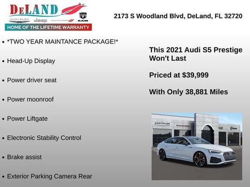 2021 Audi S5 3.0T Prestige